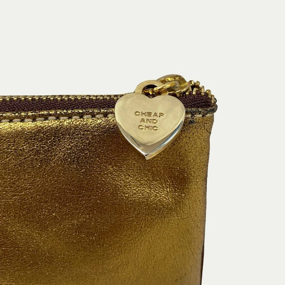 Moschino Cheap & Chic Leather Wristlet